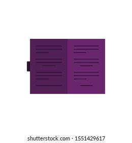 note, book, paper, vector design.