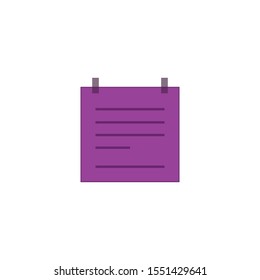 note, book, paper, vector design.