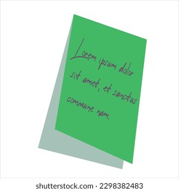 Ilustración vectorial del libro de notas