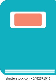 Note book trendy icon on white background for web graphic