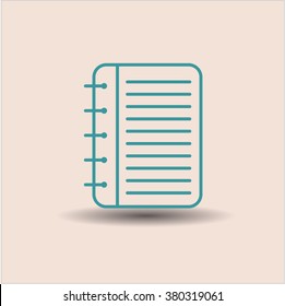 Note Book vector icon