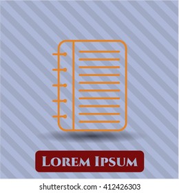 Note Book vector symbol