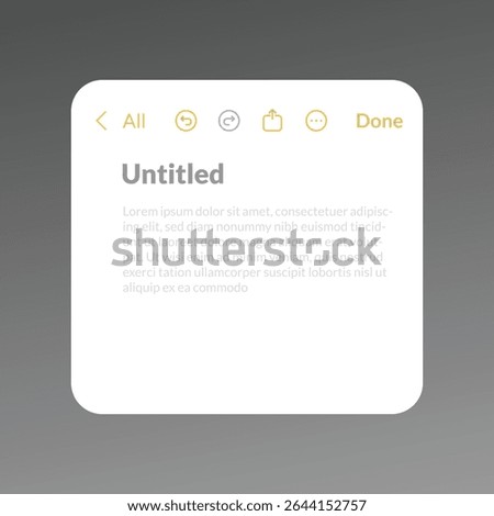 note card templates on smartphone and computer. stock illustration
