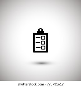 Note, Check list vector icon