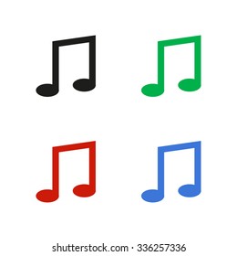 Note - color vector icon