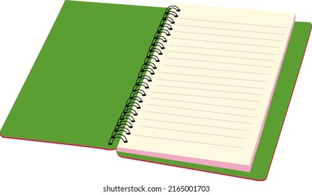 Ilustración de concepto de nota. Vector de álbumes