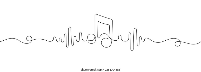 The note is drawn with one solid line style. Music symbol.