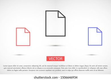 Note Edit icon. pencil icon isolated sign symbol vector. Note taking vector icon solid. Note note icon thin line for web and mobile