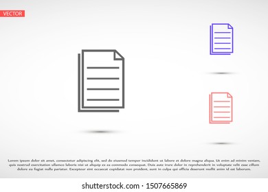 Note Edit icon. pencil icon isolated sign symbol vector. Note taking vector icon solid. Note note icon thin line for web and mobile