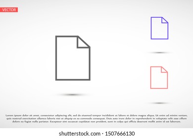Note Edit icon. pencil icon isolated sign symbol vector. Note taking vector icon solid. Note note icon thin line for web and mobile