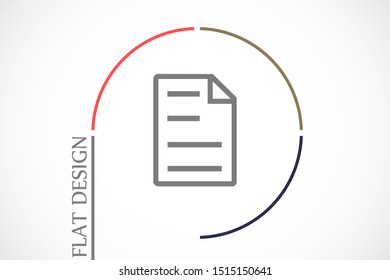 Note Edit icon. pencil icon isolated sign symbol vector. Note taking vector icon solid. Note note icon thin line for web and mobile