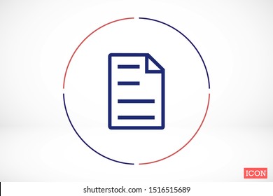 Note Edit icon. pencil icon isolated sign symbol vector. Note taking vector icon solid. Note note icon thin line for web and mobile