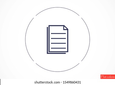 Note Edit icon. pencil icon isolated sign symbol vector. Note taking vector icon solid. Note note icon thin line for web and mobile