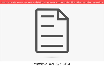 Note Edit icon. pencil icon isolated sign symbol vector. Note taking vector icon solid. Note note icon thin line for web and mobile