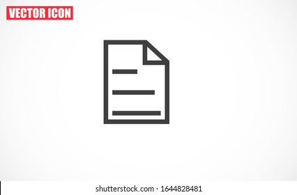 Note Edit icon. pencil icon isolated sign symbol vector. Note taking vector icon solid. Note note icon thin line for web and mobile