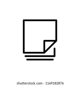 note flat icon