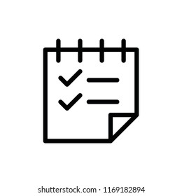 note flat icon
