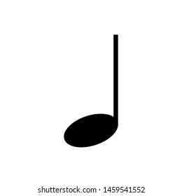 note icon black on white background vector illustration