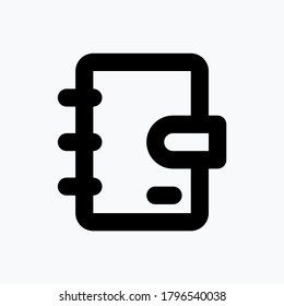 Note Icon. Business Icon. Perfect for website mobile app presentation and any other projects. Icon design flat style