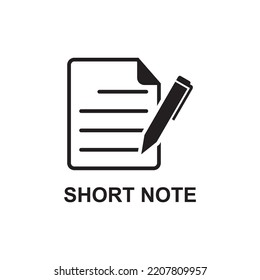 note icon , business icon vector