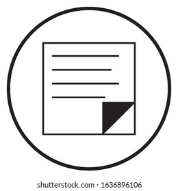 
Note icon. Can be used for additional posters, movies, videos, photos, advertisements, etc. Editable vector.