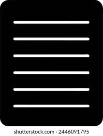 DISEÑO DE ICONO DE NOTA ,RECURSO GRÁFICO