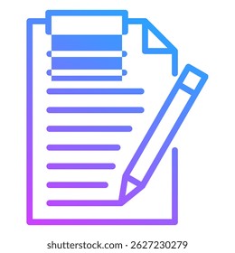 Note Icon Element For Design