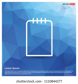 Note Icon - Free vector icon