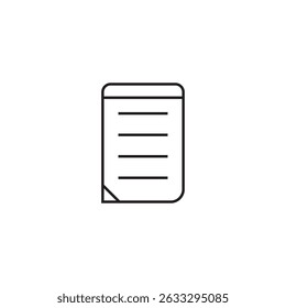 note icon illustration element design