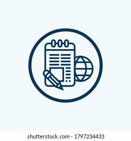 note icon isolated on white background from chess game collection. note icon trendy and modern note symbol for logo, web, app