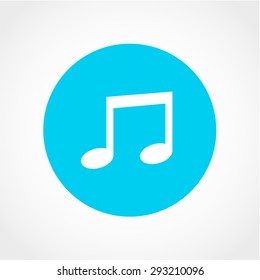 Note Icon Isolated on White Background