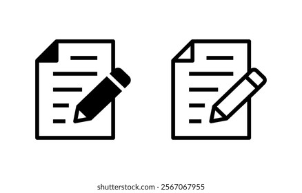 Note icon logo design. notepad sign and symbol