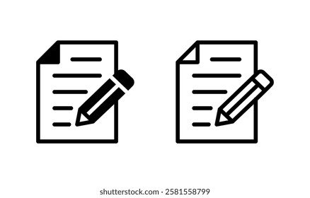 Note icon logo design. notepad sign and symbol