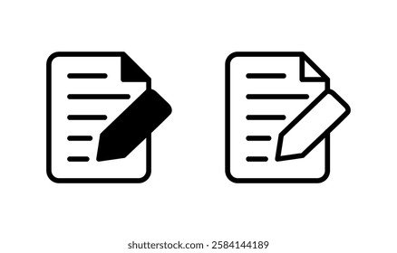 Note icon logo design. notepad sign and symbol