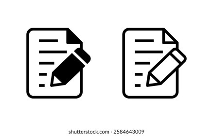 Note icon logo design. notepad sign and symbol
