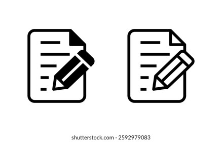 Note icon logo design. notepad sign and symbol