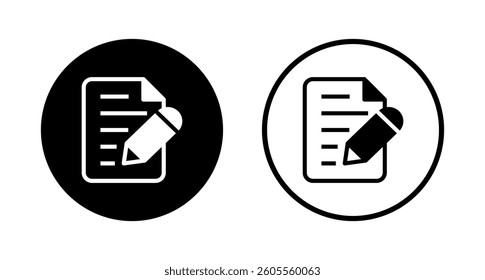 Note icon logo design. notepad sign and symbol
