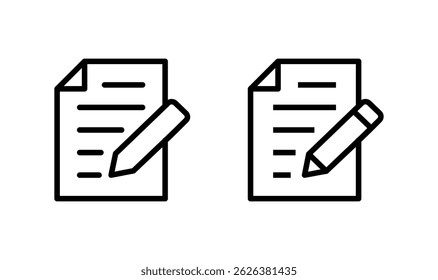 Note icon logo design. notepad sign and symbol