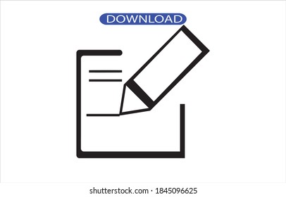 note icon or logo isolated sign symbol vector illustration - high quality black style vector icons.