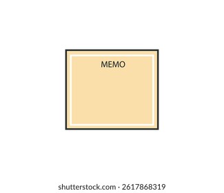 Ícone de Nota Design de Vetor Minimalista