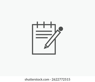 Note Icon Minimalist Vector Design