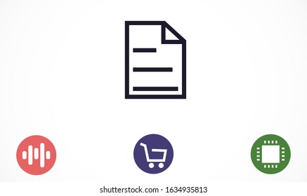 Note icon. pencil icon isolated sign symbol vector. Note vector icon solid. Note note icon thin line for web and mobile