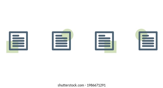 Note icon set for applications, websites, mobile applications, advertisements, presentations and many more. Editable and resize able.