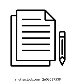 Note icon set. notepad icon vector. edit file. write icon for graphic and web design collection logo vector illustration