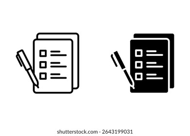 Note icon set. notepad icon vector. edit file. write icon for graphic and web design collection logo vector illustration	
