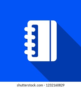 Note icon with shadow , sign design