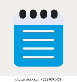 Note icon. sign for mobile concept and web design. vector illustration