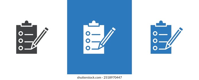 Note icon thin line illustration
