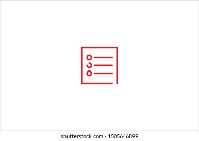 Note icon in trendy flat style isolated on white background vector illustration