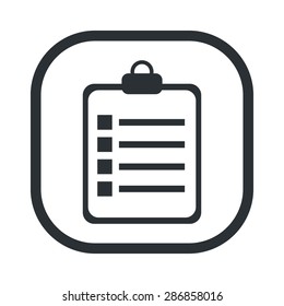 Note Icon Vector. 